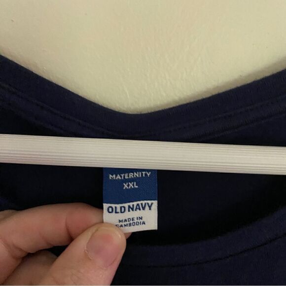 Old Navy Maternity Plus size sun dress XXL Navy Blue - Picture 2 of 7